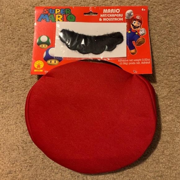 New Super Mario Bro Red Mario Hat And 